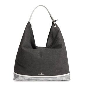 Celine Dion textile shine bag! Grey with shines, medium size
